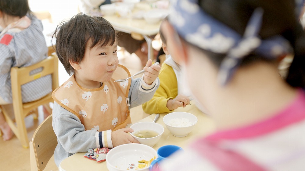自園給食について